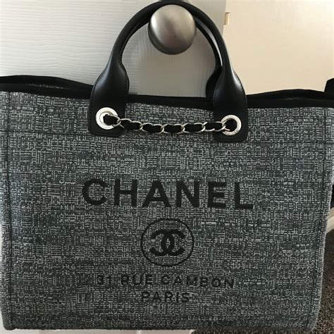 2017-2018 chanel gray leather tote collection|chanel purse bag 2017.